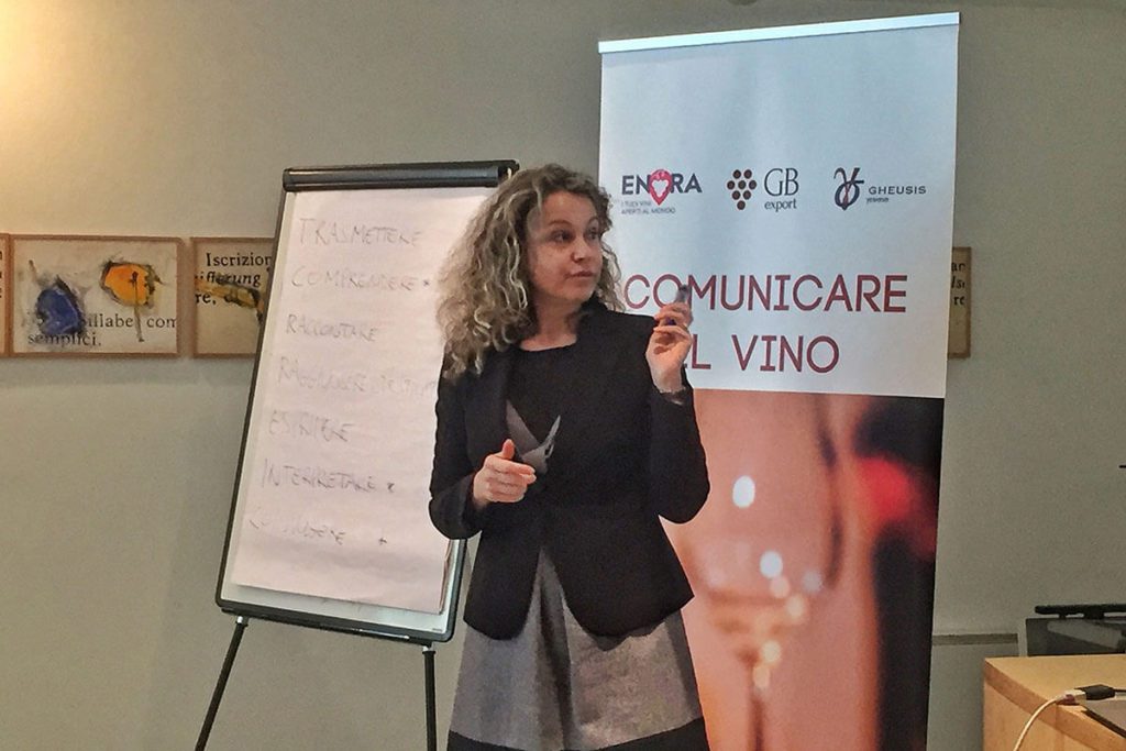 Silvia Baratta relatrice al corso Comunicare il vino